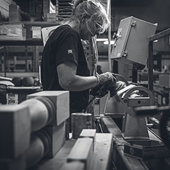 An Omega production associate working