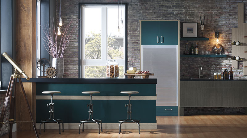Nella kitchen cabinets in custom color