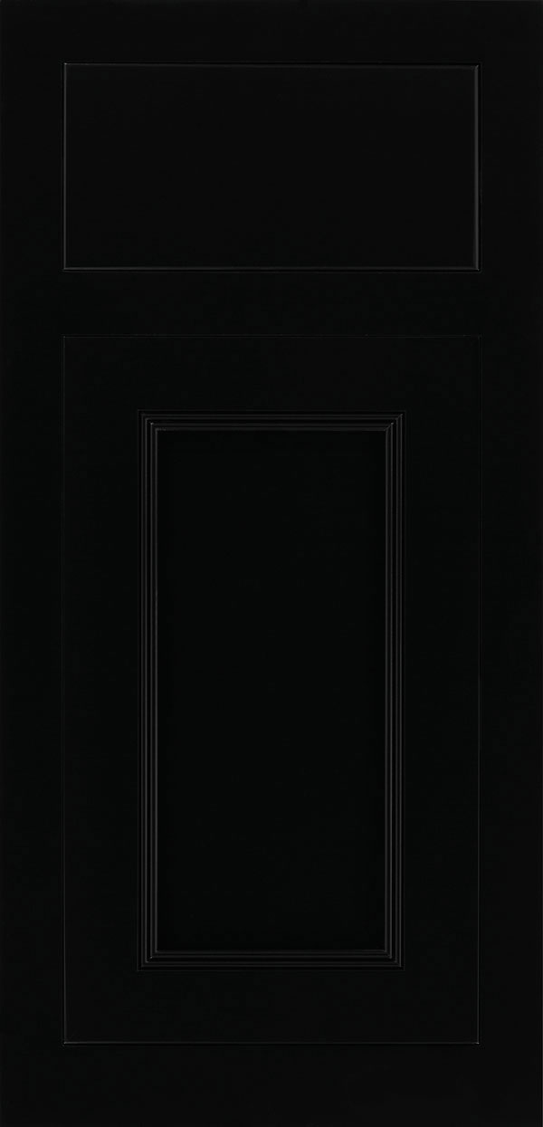 Bancroft maple beaded inset cabinet door in black