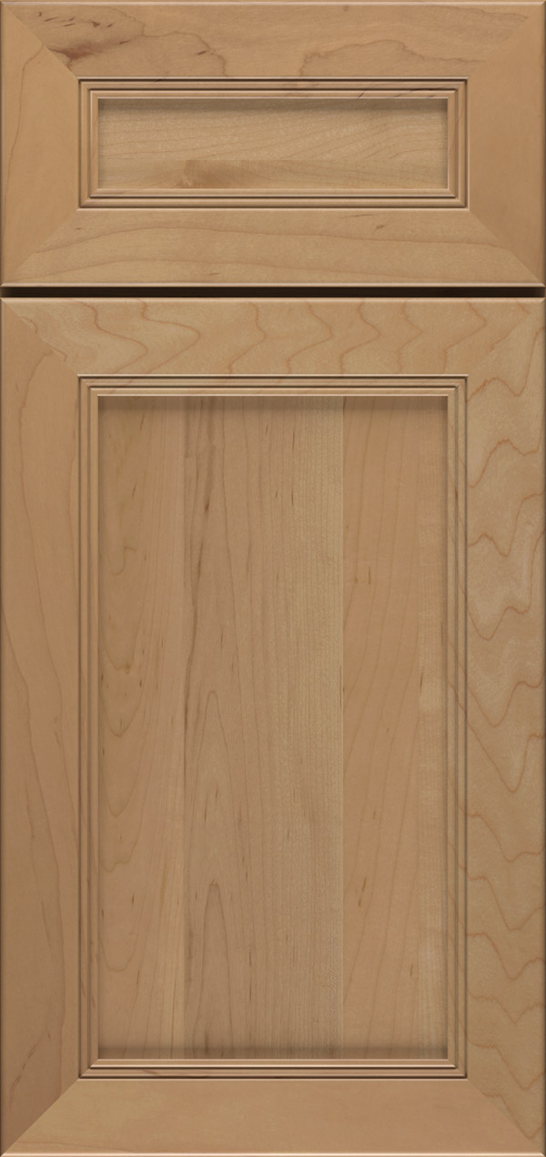 Bancroft 5-piece maple reversed raised panel cabinet door in desert