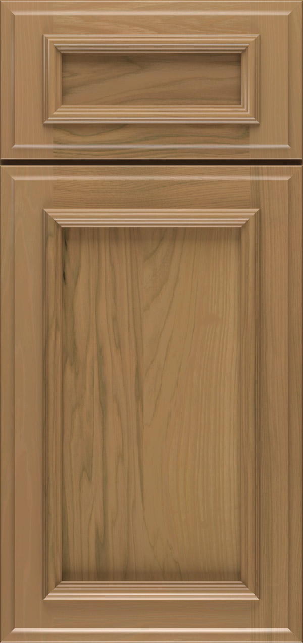 Brighton 5-piece pecan reversed raised panel cabinet door in desert