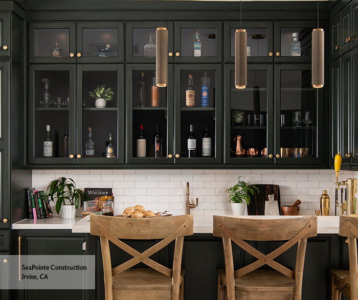 Brookside Cabinets with Endive Finish