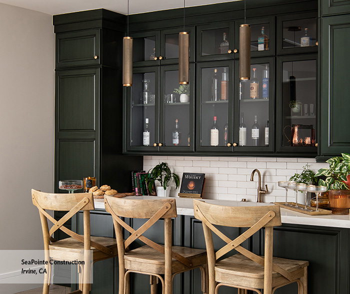 Brookside Cabinets with Endive Finish