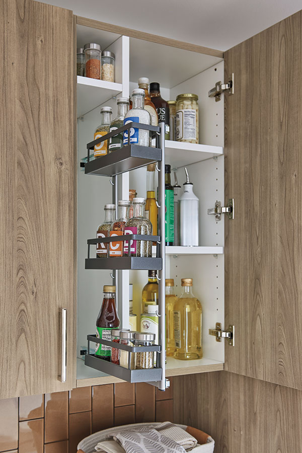 Wall With Spice Rack